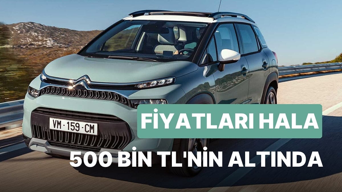 500 Bin TL’ye Alınabilecek Arabalar