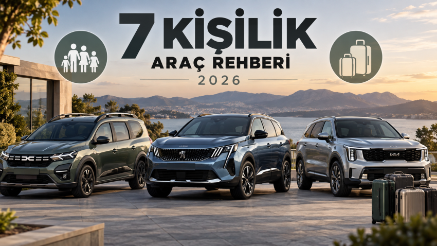 7 Kişilik Araç Rehberi: Türkiye’de Satılan 7 Koltuklu Araçlar – Eylül 2026